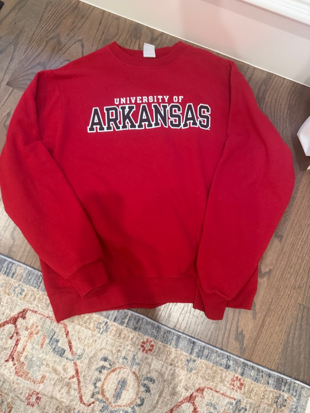 Champion University of Arkansas Red Crewneck Sweatshirt